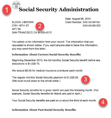  Type of Social Security statement Applicant&#8217